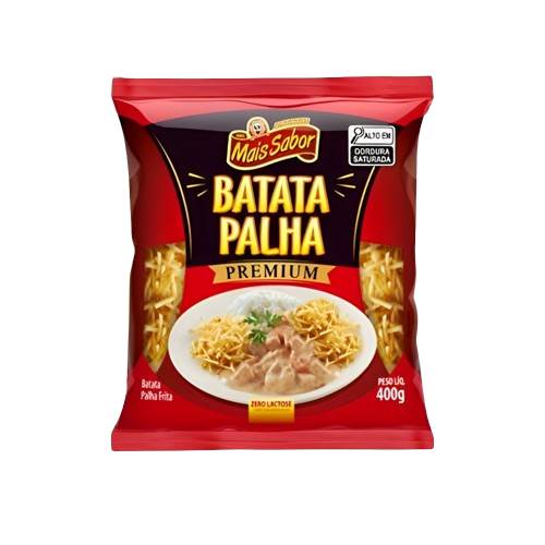 BATATA PALHA MAIS SABOR PCT 400GR