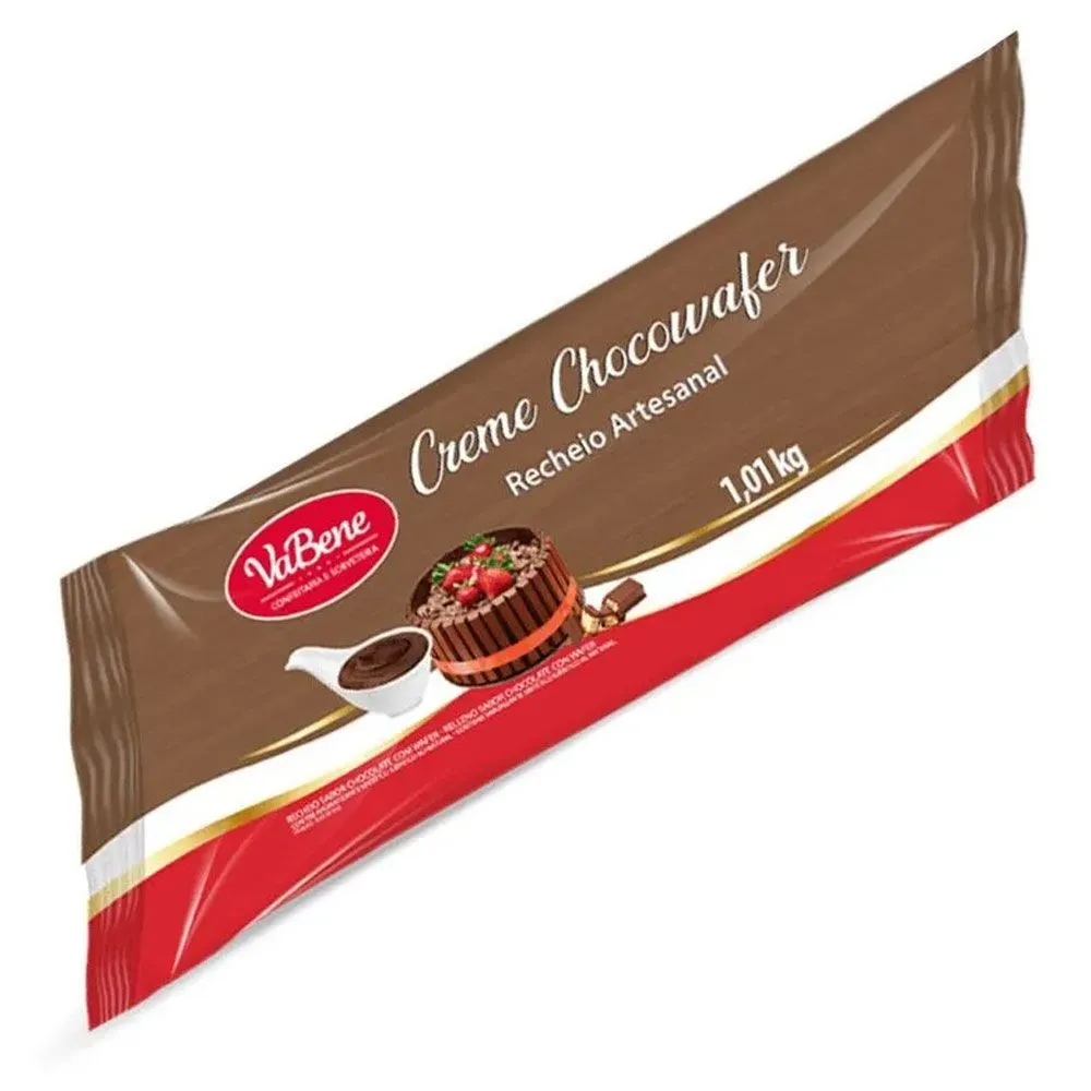 RECHEIO ARTESANAL VABENE 1,01KG CREME CHOCOWAFER