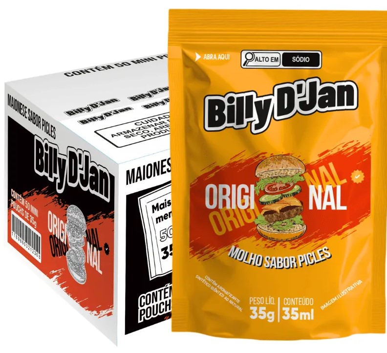 MAIONESE PICLES BILLY DJAN 50X35G