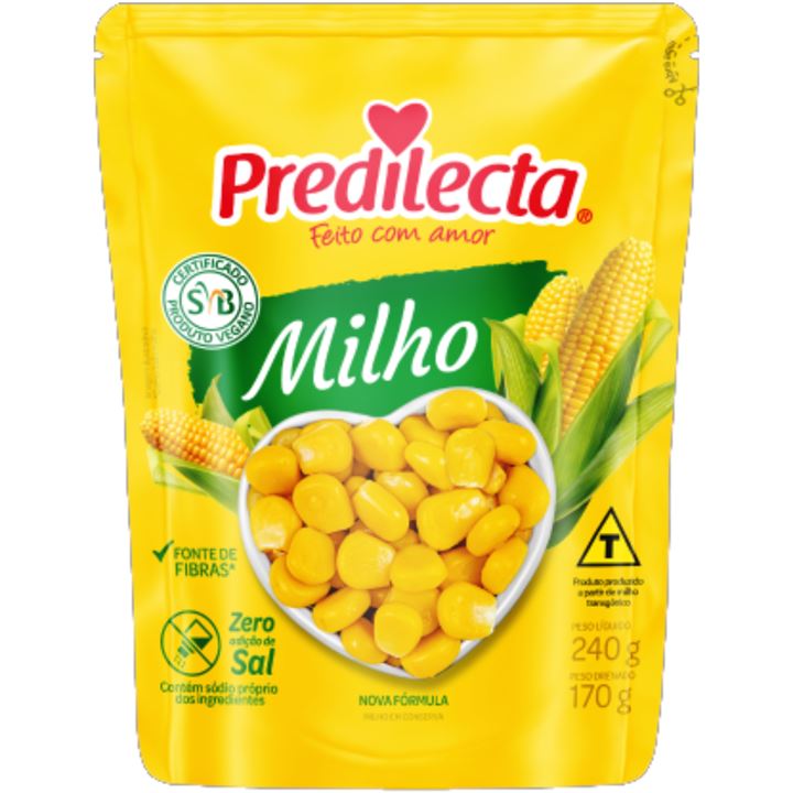 MILHO VERDE PREDILECTA SACHE ST UP 170GR