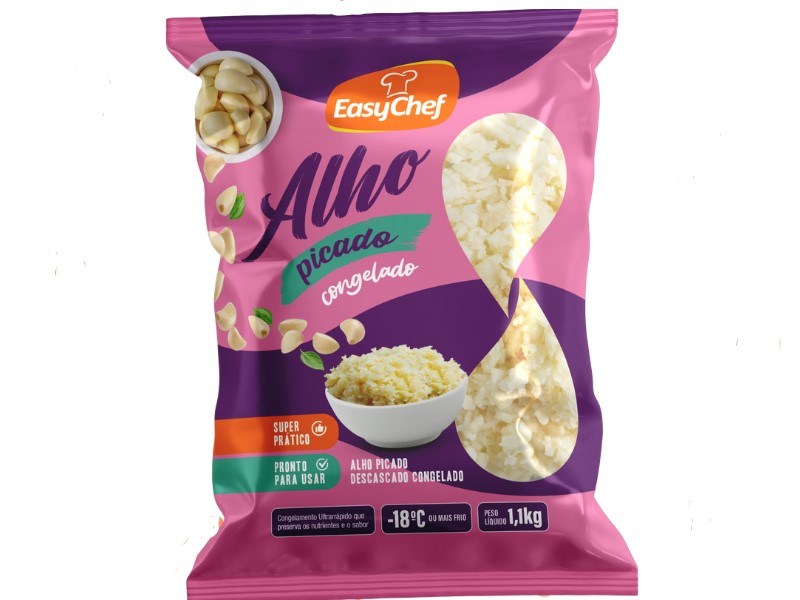 ALHO PICADO DESCASCADO E CONG EASYCHEF 1,1KG